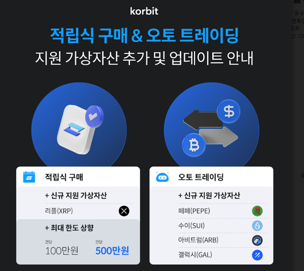 Korbit expands auto-trading services
